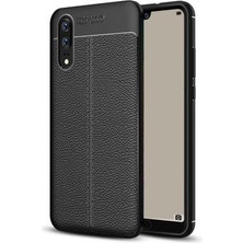 Huawei P20 Kılıf Uzun Ömürlü ve Dayanıklı Dermiq Premium Esnek Lüks Silikon Kapak