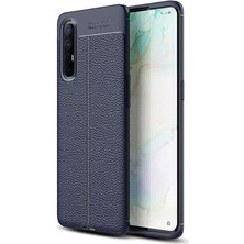 Oppo Reno 3 Pro 5g Kılıf Deri Görünümlü Deriko Premium Silikon Kapak