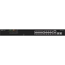 Ruijie Reyee RG-ES118FGS-LP 16-Port 10/100+2X1GB RJ45/SFP (120W) Poe Rackmount S