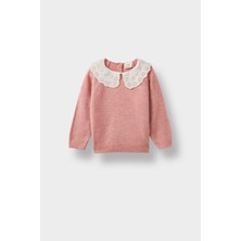 DeFacto Büyük Yaka Triko Kazak Kız Bebek F2437A525WN