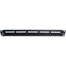 Erat 25 Port Cat 3 Isdn Patch Panel Siyah Dolu