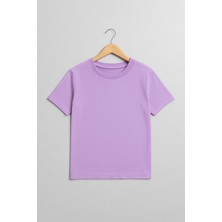Genç Kız Pamuklu Oversize Kısa Kollu Tshirt