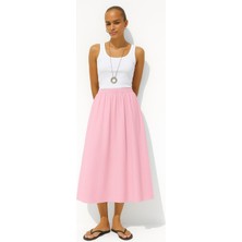 Keten Görünümlü Çan Etek