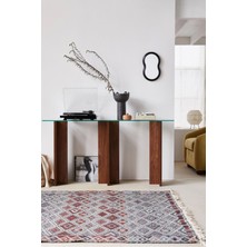 Hitit Dekorasyon Aria Modern Ahşap Cam Dresuar Konsol