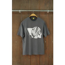 Overdrive The Who Retro Rock Band Kısa Kol Gri Oversize Tshirt