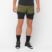 Salomon Cross 2ın1 Erkek Koşu Şortu
