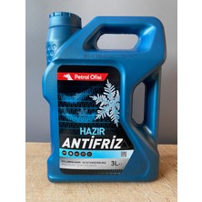 Petrol Ofisi Kullanıma Hazır Mavi Renkli Inorganik Antifriz (2023 Üretim) (Su Katılmaz.)