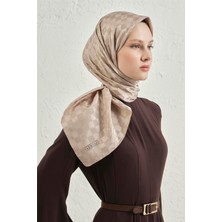 Armine Jakarlı İpek Pamuk Dama Eşarp 26 07