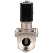 12V Dc Paslanmaz Genel Maksat Solenoid Valf Yüksek Basınç Normalde Kapalı