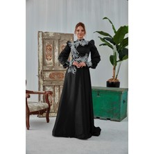 Işlemeli Abiye Perla 7061