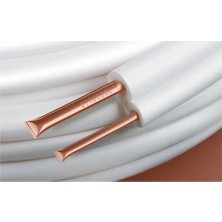 Frigo Shop Izolasyonlu Boru Beyaz Çiftli 1/4"0,80 + 5/8"1,00 9 mm ( Vrv )