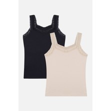 Kadın 2'li Dantel Askılı Atlet