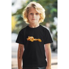 Baskılı Bisiklet Yaka Kısa Kollu Çocuk Tişört