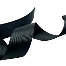 Grogren Kurdele 1 cm 10 Metre Siyah