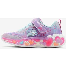 Skechers Eternal Heart Lights Büyük Kız Çocuk Mor Işıklı Spor Ayakkabı 302696L Lvmt