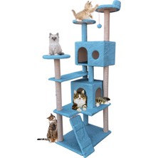 Nursoft Kule Kedi Evi Tırmalama ve Kedi Evi