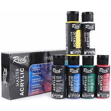 Rich Mastermix Akrilik Boya Seti 60 Ml.x 6 Renk (AKR-060-06694)
