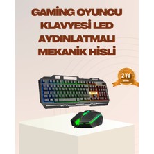 Mekanik LED Gaming Klavye Mouse Seti – Yüksek Tepki ve Ergonomi