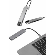 Çevirici Dönüştürücü Adaptör Macbook 3 In 1 Type-C To Hdmı USB 3.0
