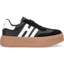 Lufian 121230050 Mira Kadın Hakiki Deri Klasik Sneaker Siyah