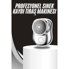 Kablosuz Tıraş Makinesi Günlük Hızlı Taşınabilir Şarjlı Yuvarlak Paslanmaz Çelik