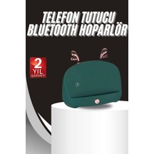 Belle Fusion Bluetooth Hoparlör Uzun Pil Ömrü Yüksek Ses Kaliteli Kablosuz Telefon Tutma
