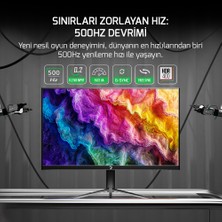 Gamepower Lucid S50 24.5'' 500Hz 0.2ms Fast Va E Spor 10 Bit Pivot Rgb Gaming Monitör