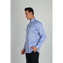 Enzo Ferrettı EF11 R 563 Non-Iron  Çift Kat Iplik, Regular Fıt,erkek Gömlek