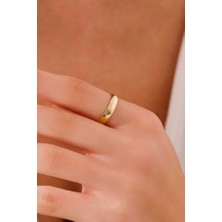 14 Ayar Altın 4mm Alyans Yüzük