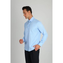 Lorenzo Mazzoli Soft Saten C 567 O.mavi Erkek Gömlek