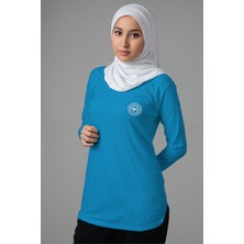 Pratik Medikal Turkuaz 112 Acil Sağlık Tesettür Uzun Boy Tişört