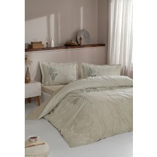 Özdilek Ranforce Conium Tek Kişilik %100 Pamuk Nevresim Takımı – Bej