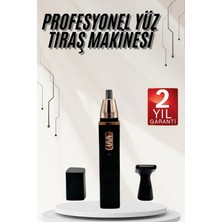Kulak Burun Tıraş Makinesi Taşınabilir Şarjlı 3 Başlıklı Uzun Ömürlü