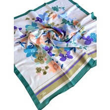 Belli Fresh Nova Eşarp 1011 - 11 Yeşil Karışık Desen 49745