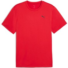 Puma M Tad Ess Solıd Cat Tee Lc Kırmızı Erkek T-Shirt 525908-11