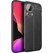 Xiaomi Mi 13 Lite Kılıf Deri Görünümlü Deriko Premium Silikon Kapak