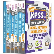 İnformal Yayınları KPSS'nin Kara Kutusu Genel Yetenek Genel Kültür Süper Ekonomik Set Paket Konu Özetli Dijital Çözümlü Çıkmış Soru Bankası
