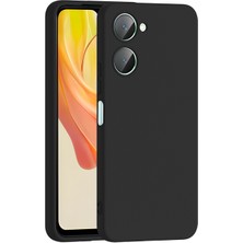 Vivo Y18  Kılıf Yumuşak Doku ve Kadife Dolgulu Clay Premium Silikon Kapak