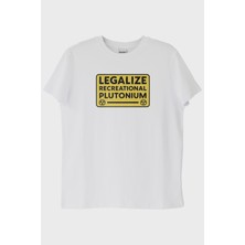 Nuugg Legalize Plutonium Beyaz Tişört
