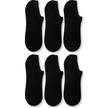 Erkek Siyah Bambu Çorap 6'lı