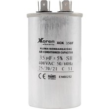 Xkoren 30 Uf / 50X85 / 400V / 4+4 Pinli / Klima Kondansatörü