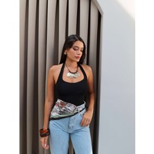 Boyundan Geçmeli Bluz