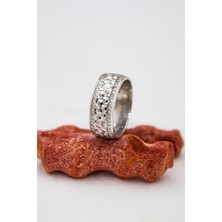 Puantiyeli Bayan Gümüş Alyans