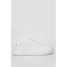 Lufian Tommy Beyaz Erkek Deri Sneaker