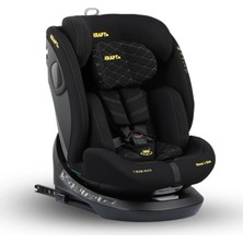 Kraft Move I-Size 360°DÖNEBILEN Isofixli Oto Koltuğu 0-36 kg Black Yellow