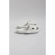 Benorra  WG500 Köpekbalığı Beyaz Unisex Tam Ortopedik Terlik Shark Slides Cocuk