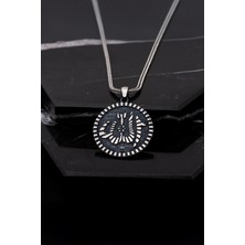 Gümüş Allah Yazılı Erkek Cevşen Kolye