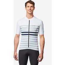 Decathlon Van Rysel Edr 2 Erkek Kısa Kollu Yol Bisikleti Forması Beyaz Hızlı Kuruma Özelliği ile S Beden