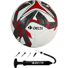 Delta Vento Hibrit Futbol Topu No 5 + Çok Fonksiyonlu Top Pompası Ikili Set