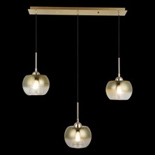 Arden 3 Lu Altın Sıralı Avıze 3XE27